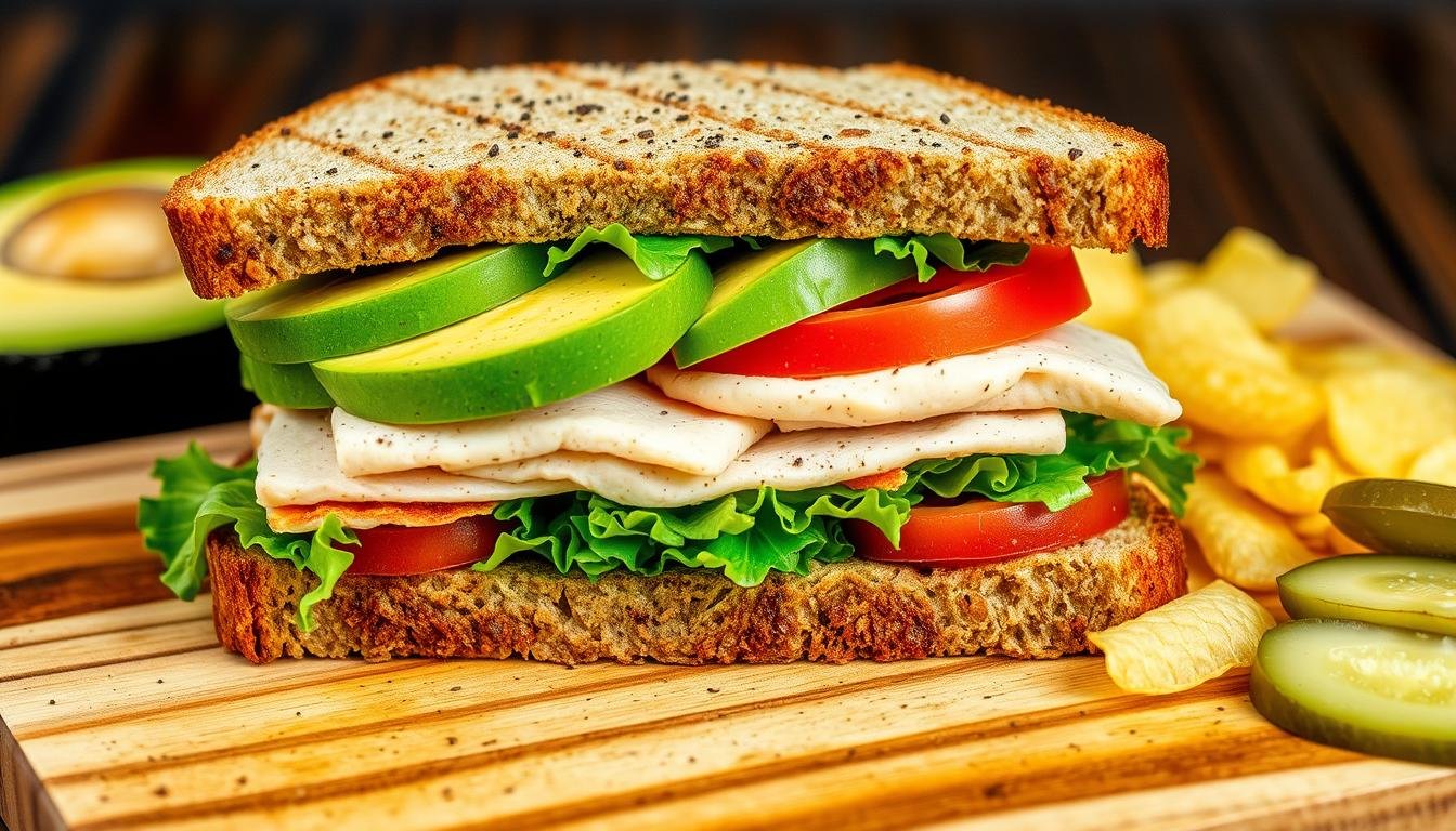 Avocado & Turkey Sandwich