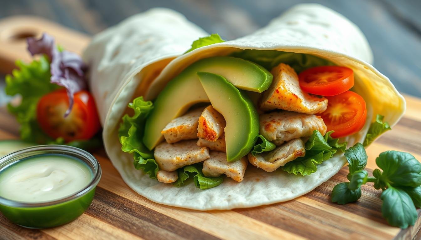 Avocado & Turkey Wrap