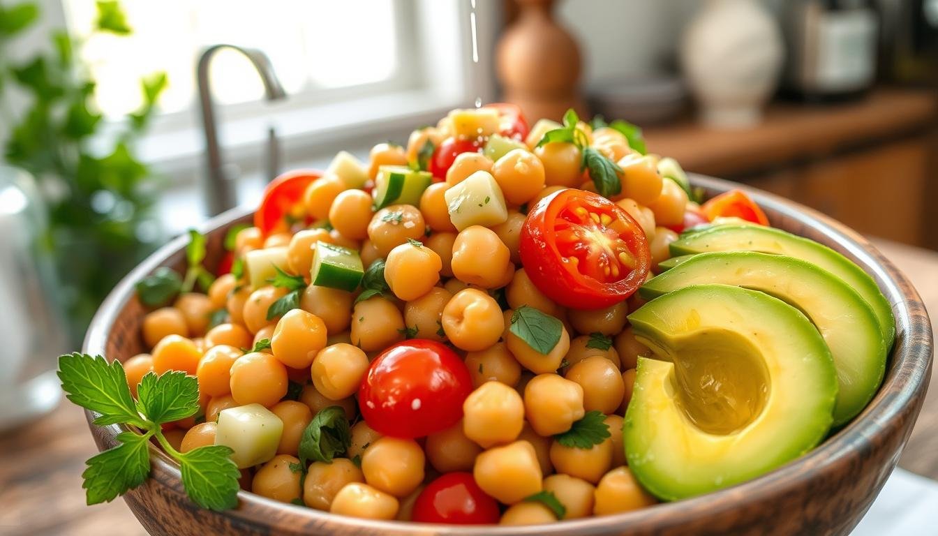 Chickpea & Avocado Salad