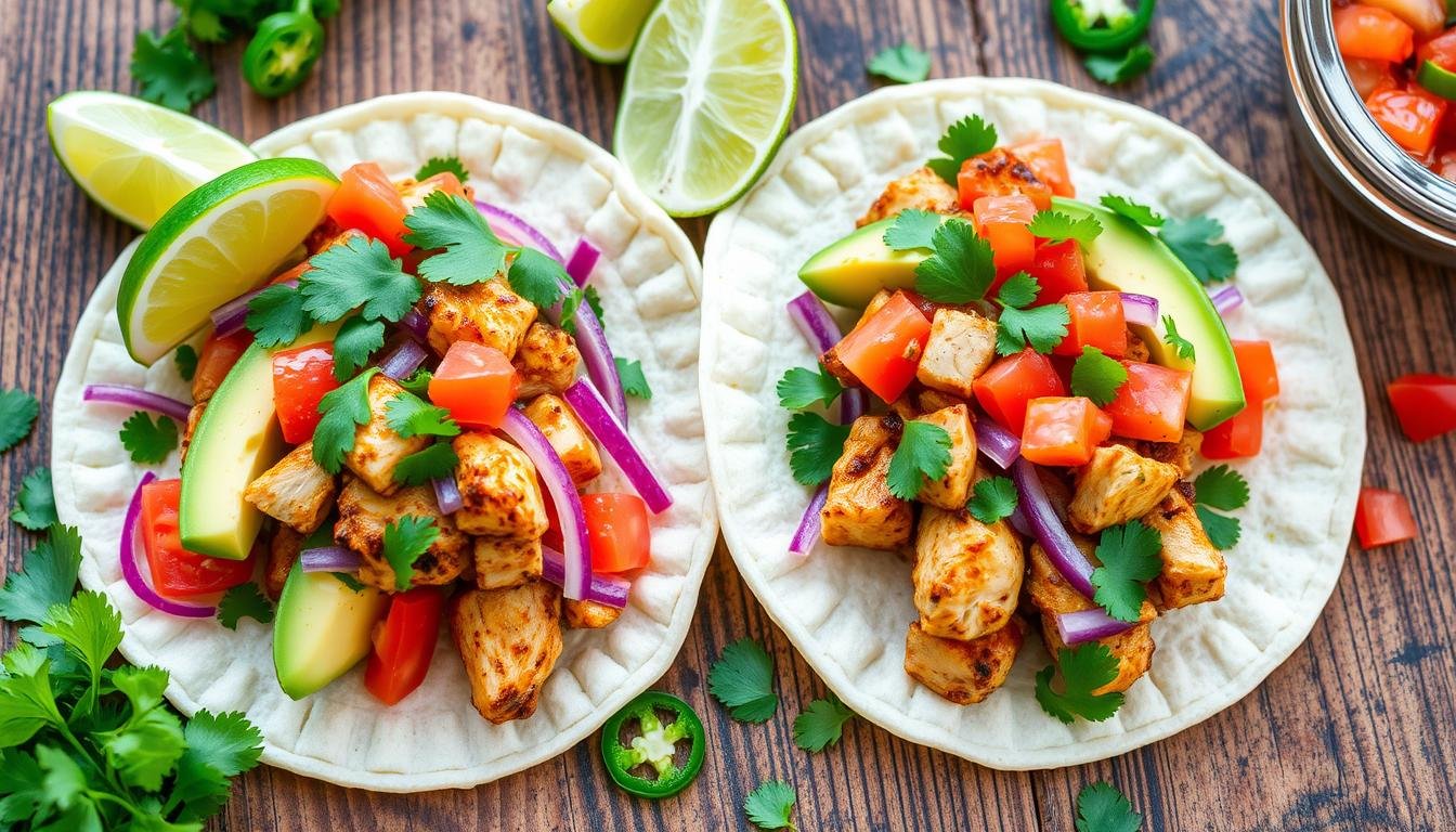 Cilantro Lime Chicken Tacos