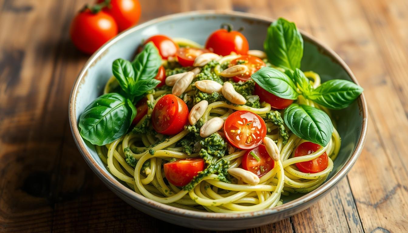 Creamy Pesto Zoodles