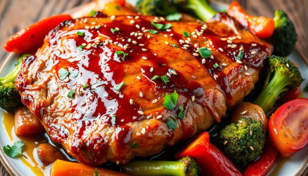 Flavor profile of Honey Garlic Pork Tenderloin