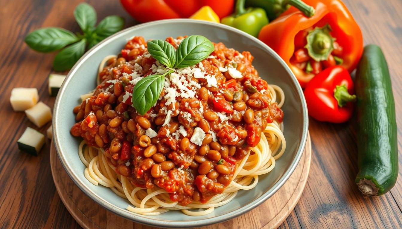 High-Fiber Lentil Bolognese