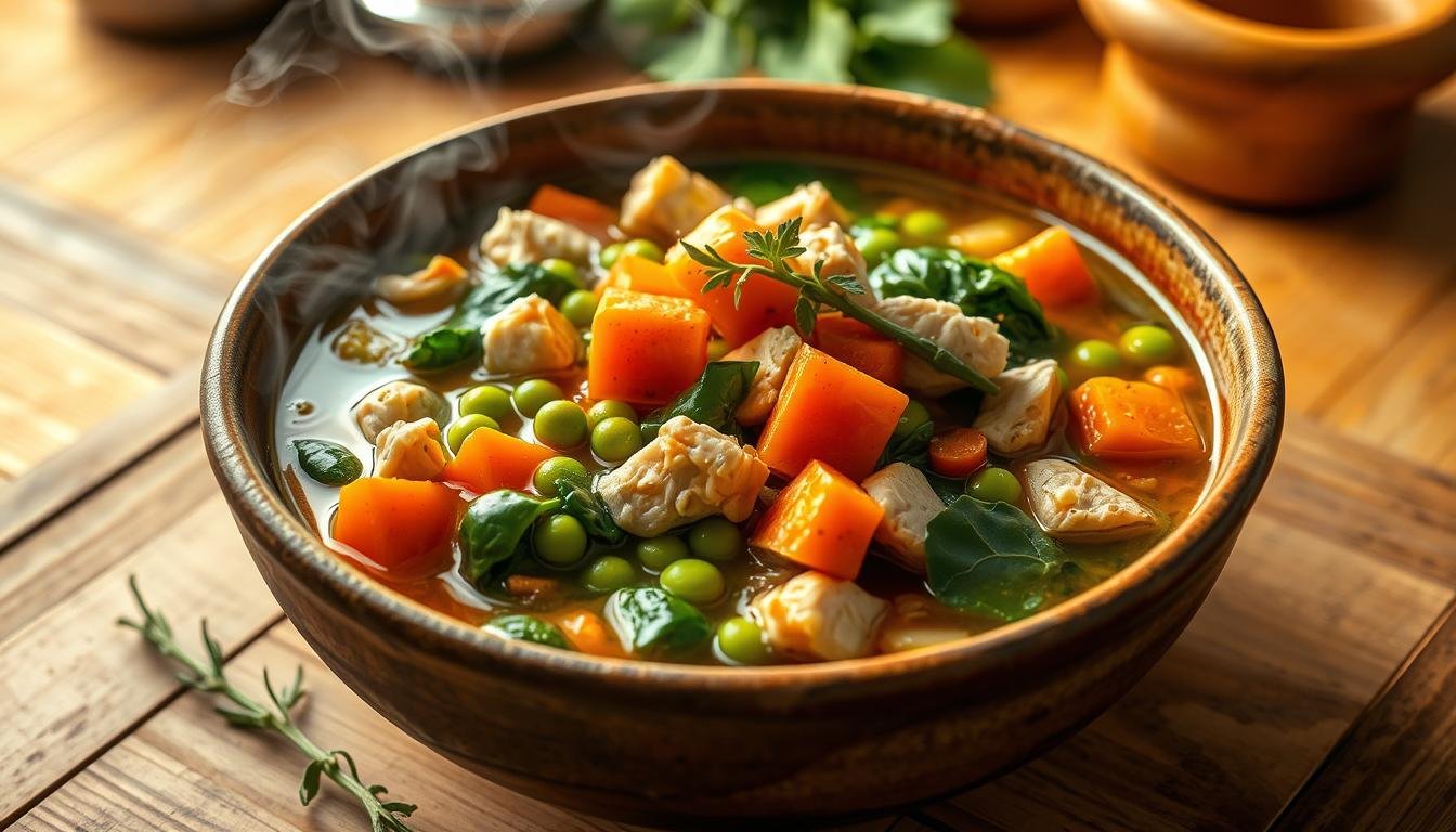 High-Protein Chicken & Vegetable Soup