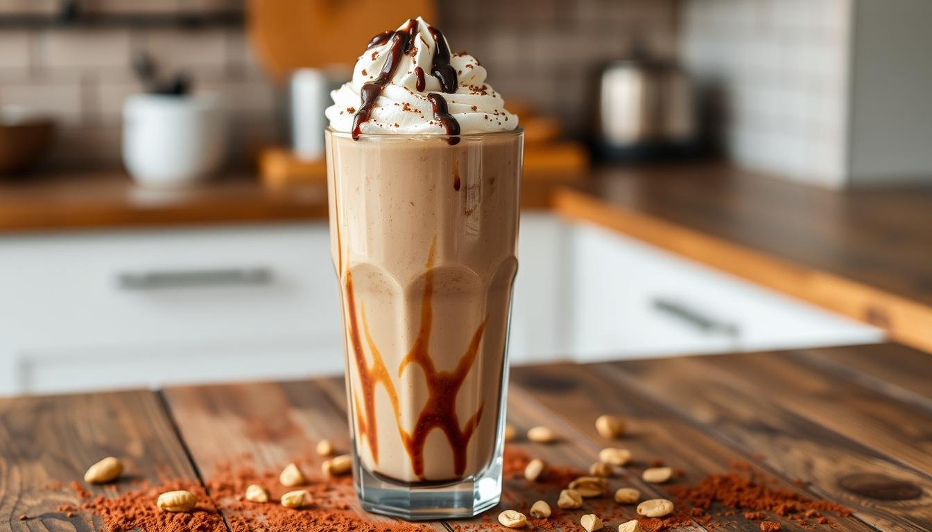 High-Protein Chocolate Peanut Butter Shake