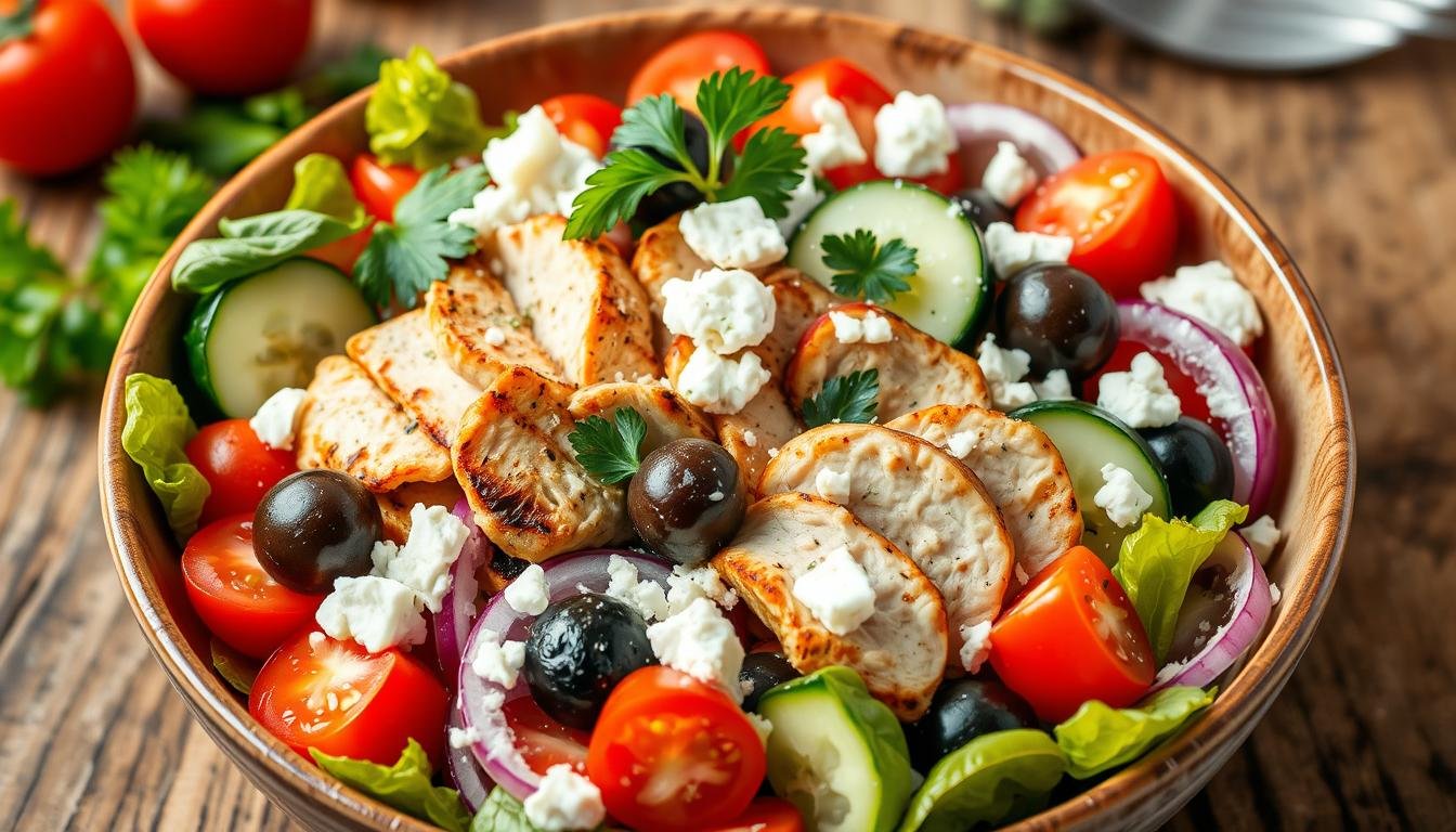 High-Protein Greek Chicken Salad