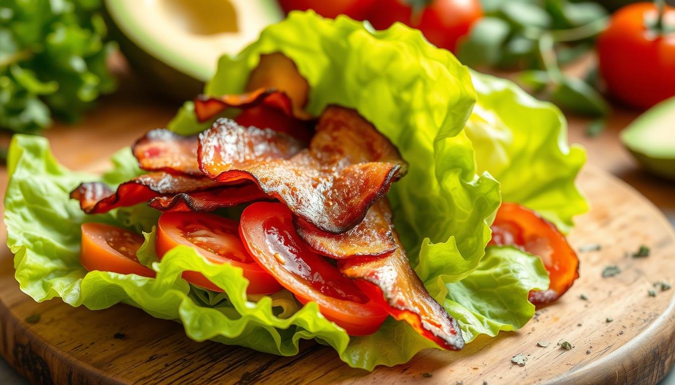 Low-Carb BLT Wrap