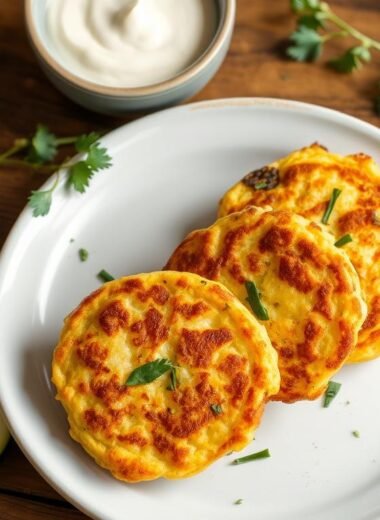 Low-Carb Cheesy Zucchini Fritters