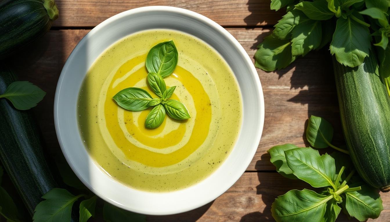 Low-Carb Zucchini & Spinach Soup