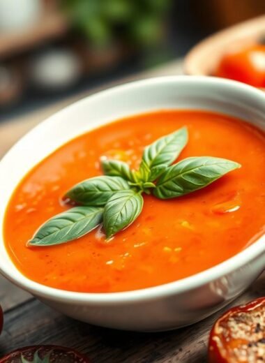 Low-Fat Tomato Basil Soup