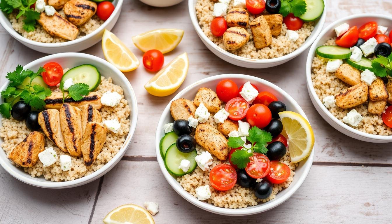 Make-Ahead Greek Chicken Bowls