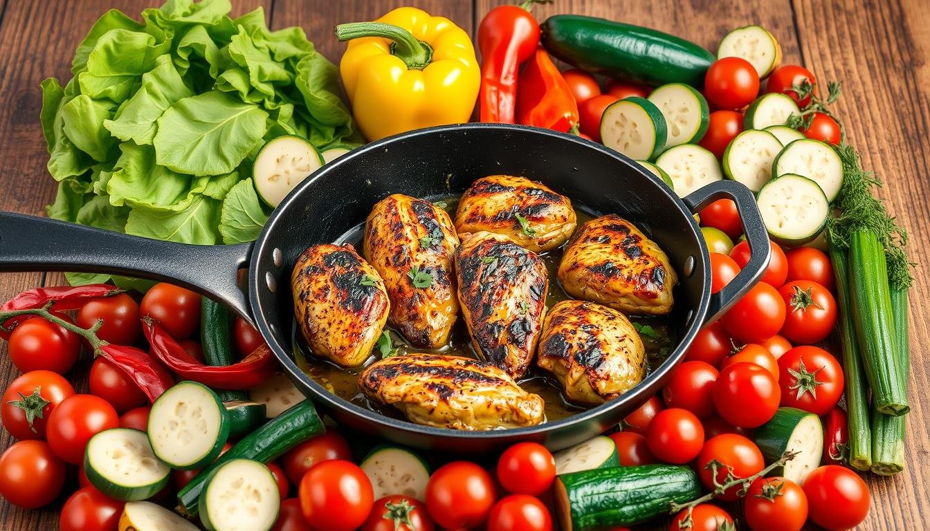 Paleo-Friendly Chicken & Veggie Skillet