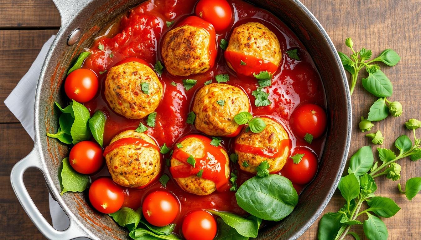 Protein-Packed Turkey Meatball Skillet