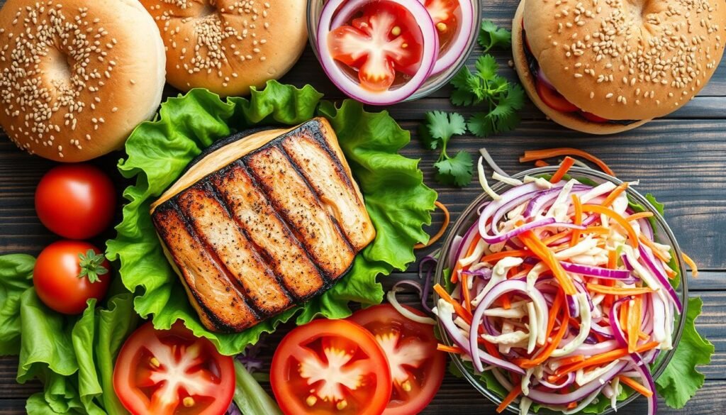 Salmon Burger Ingredients