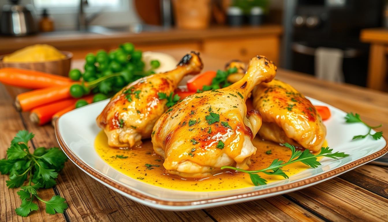 Slow-Cooker Garlic Butter Chicken Thighs
