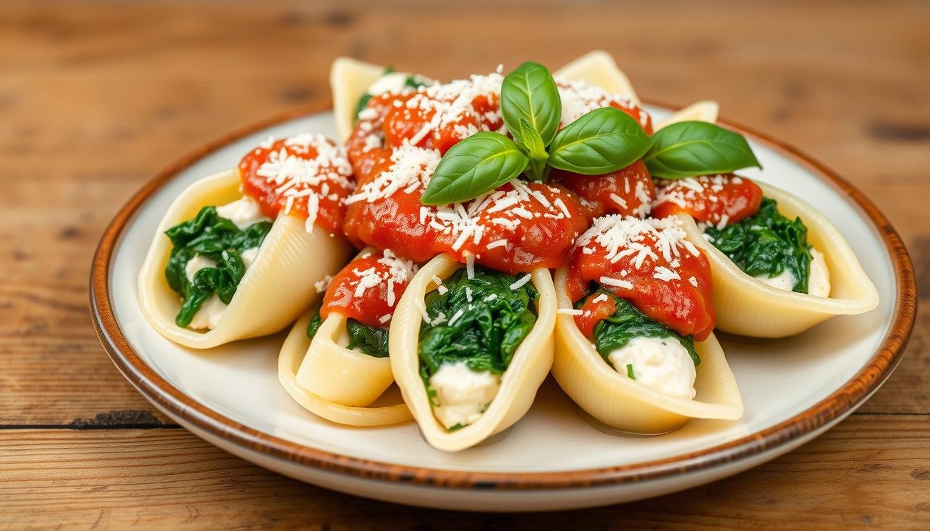 Spinach & Ricotta Stuffed Shells