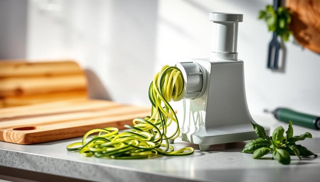 Spiralizer and vegetable noodles