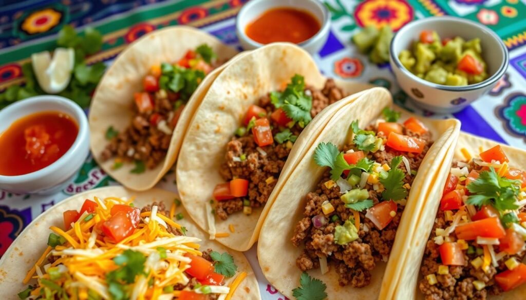 Taco Assembly for Beef Tacos