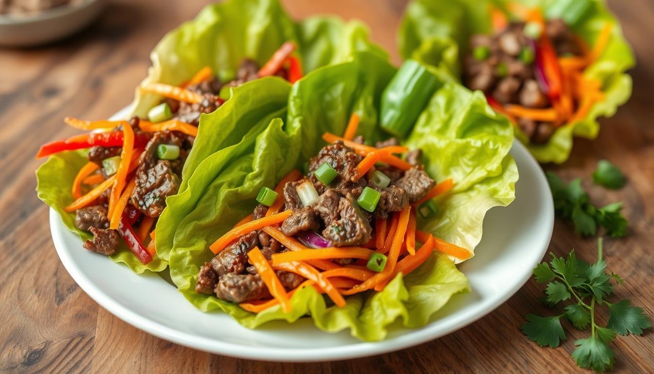 Teriyaki Beef Lettuce Wraps
