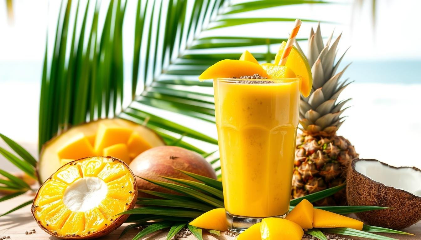 Tropical Mango Protein Smoothie