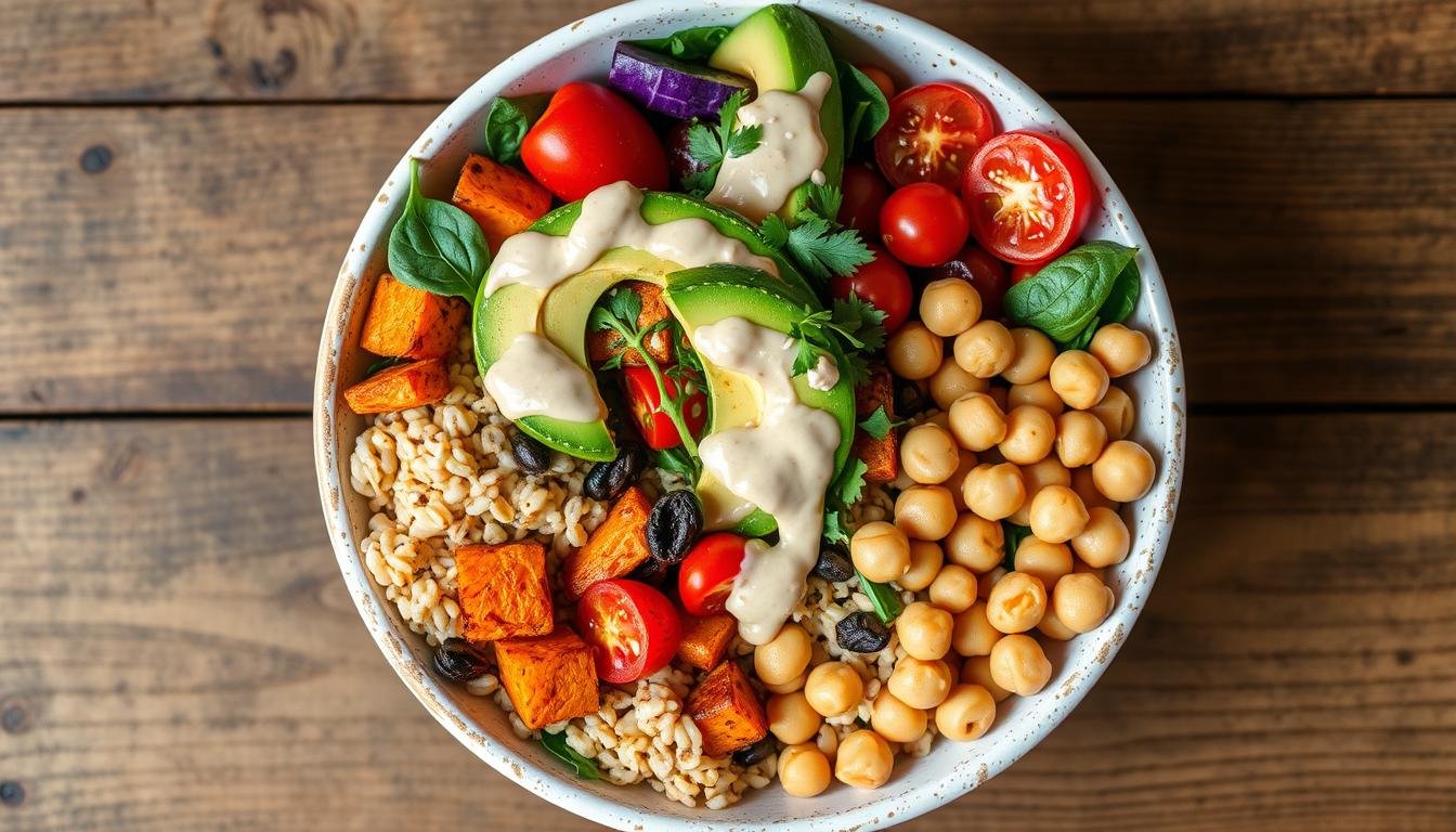 Vegan Buddha Bowl with Tahini Sauce
