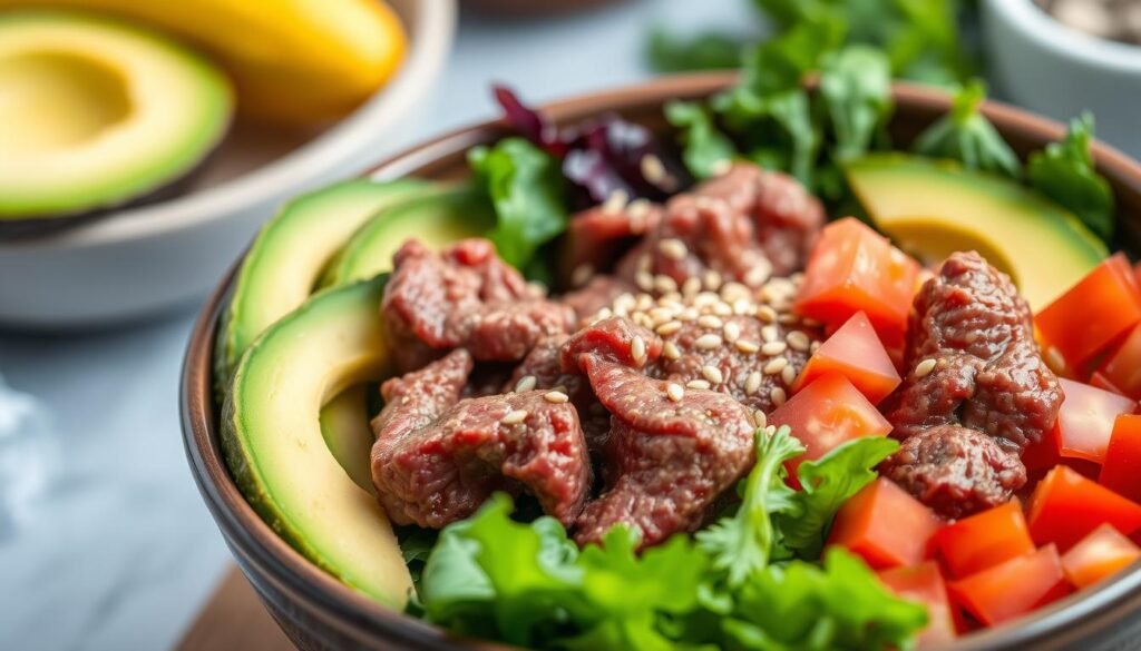 burger bowl nutrition