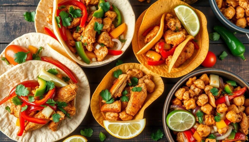 chicken fajitas variations