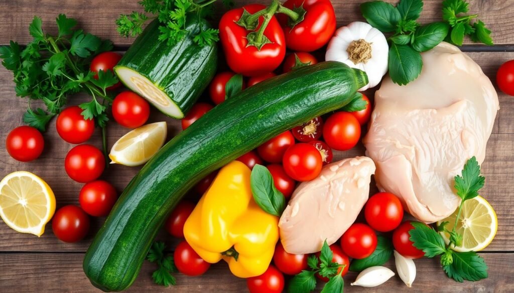 chicken veggie skillet ingredients