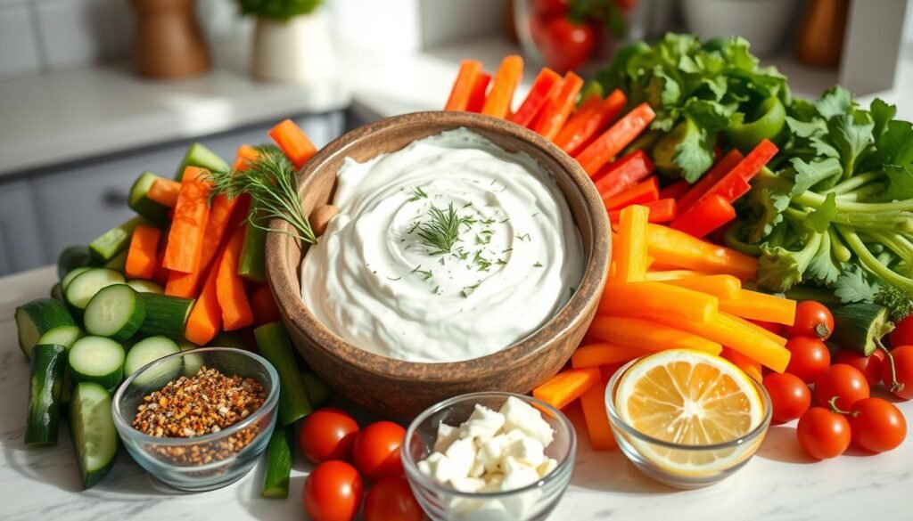 customizing Greek yogurt dip