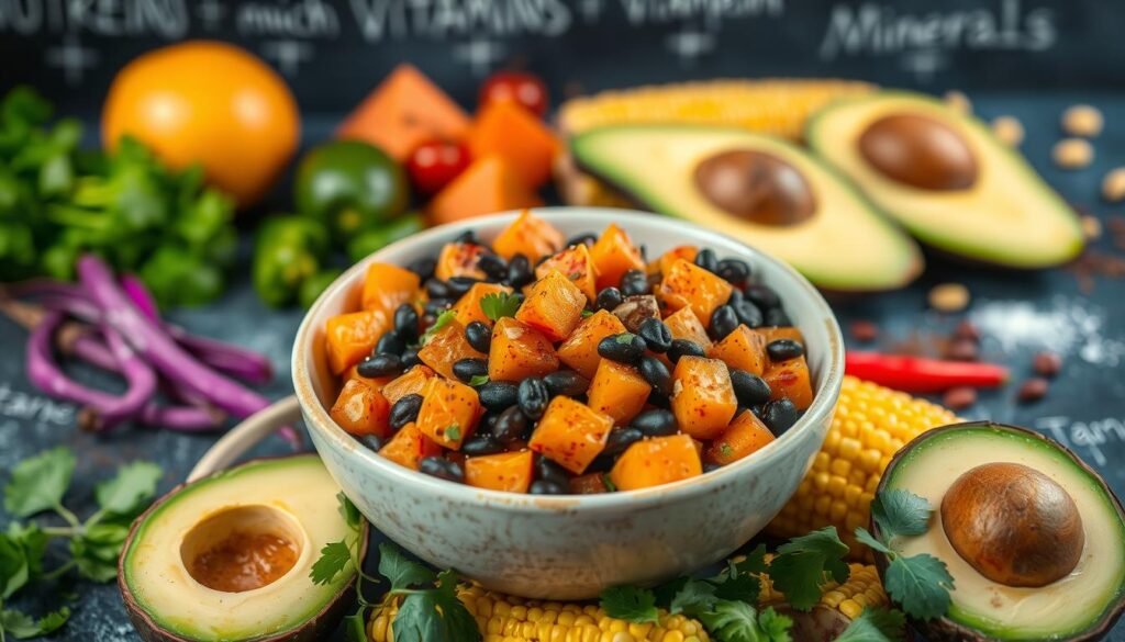 health benefits of sweet potatoes and black beans