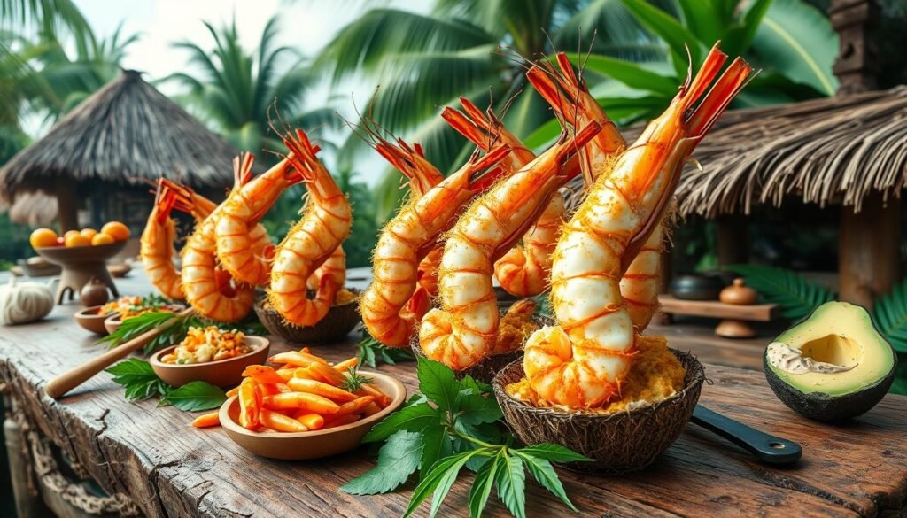 history of coconut shrimp