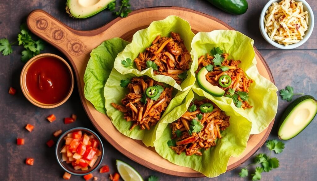 how to serve pulled pork wraps