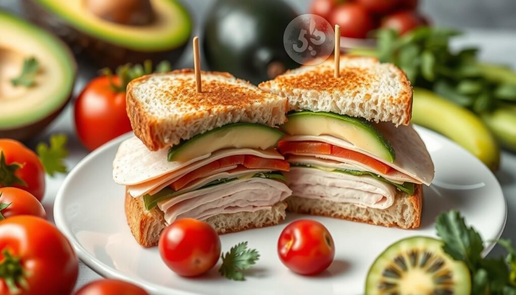 macronutrient analysis of avocado turkey sandwich