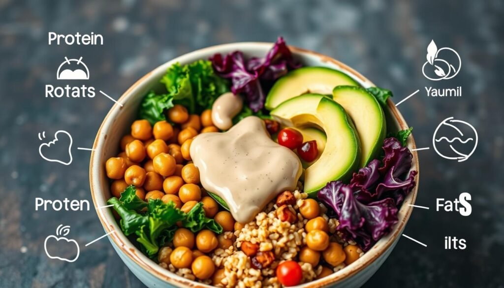 macronutrient analysis of vegan buddha bowl