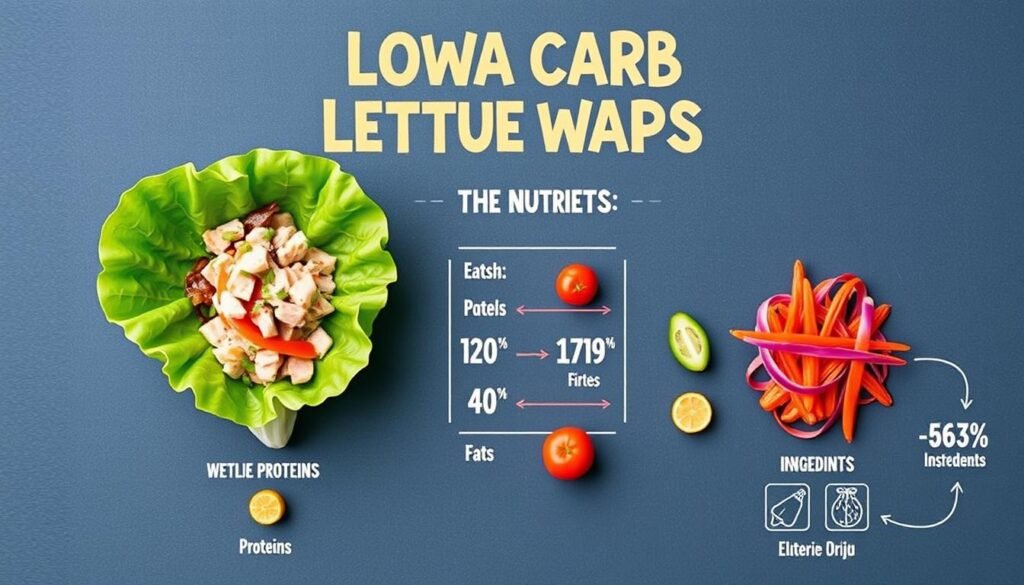 macronutrient profile of tuna lettuce wraps