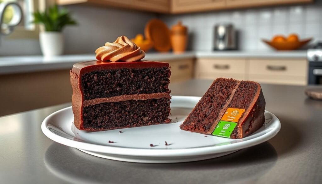 macronutrients in flourless cake