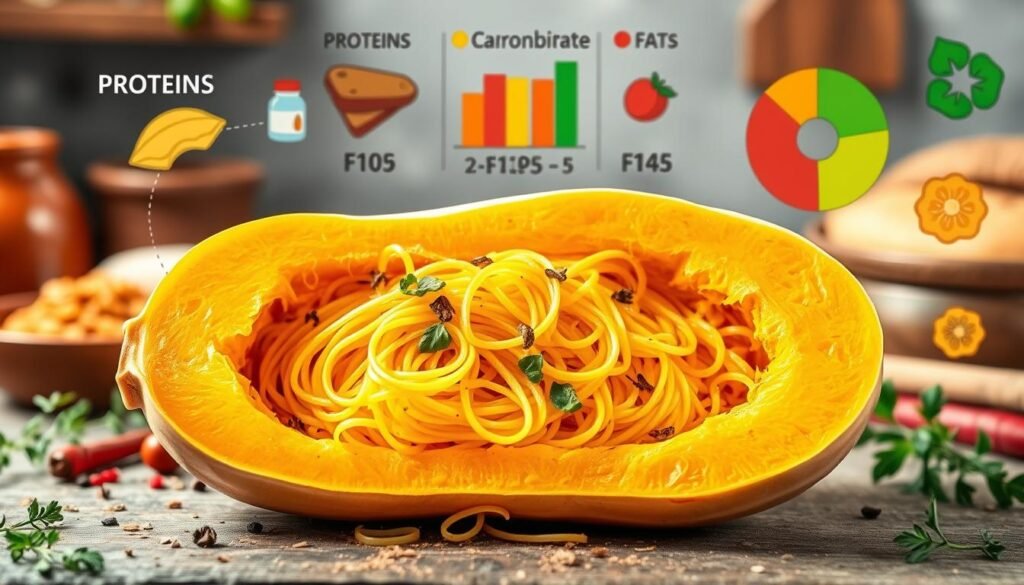 nutrient breakdown of spaghetti squash