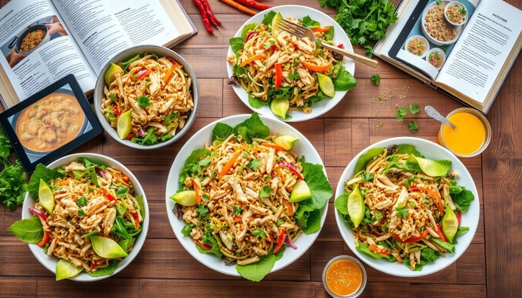 recipe sources for Asian chicken salad