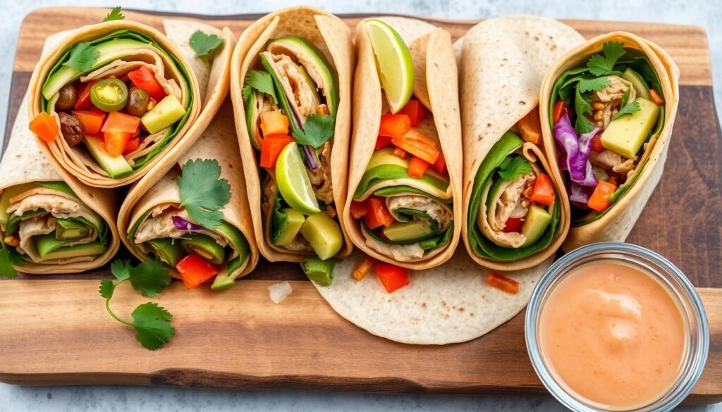 spicy avocado turkey wrap variants