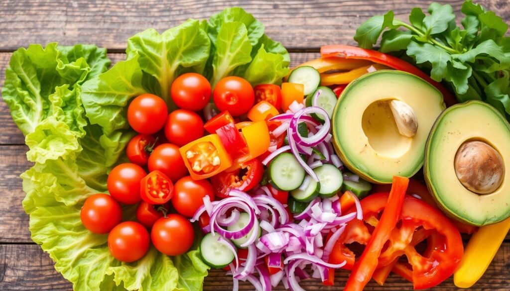 vegetables for wraps