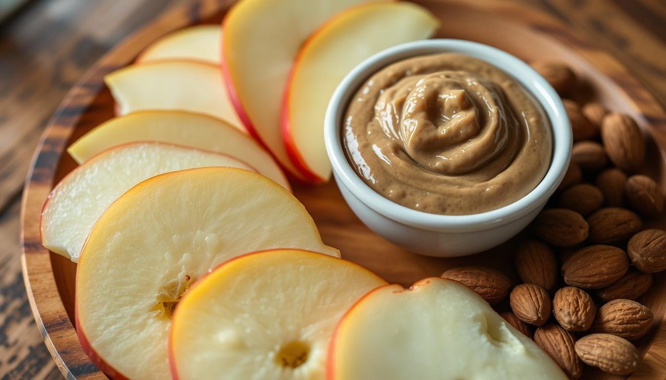 Apple Slices with Almond Butter