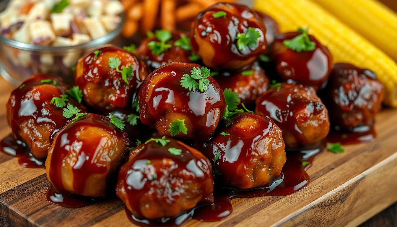BBQ Chicken Meatballs