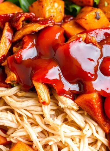 BBQ Chicken & Sweet Potato Bowl