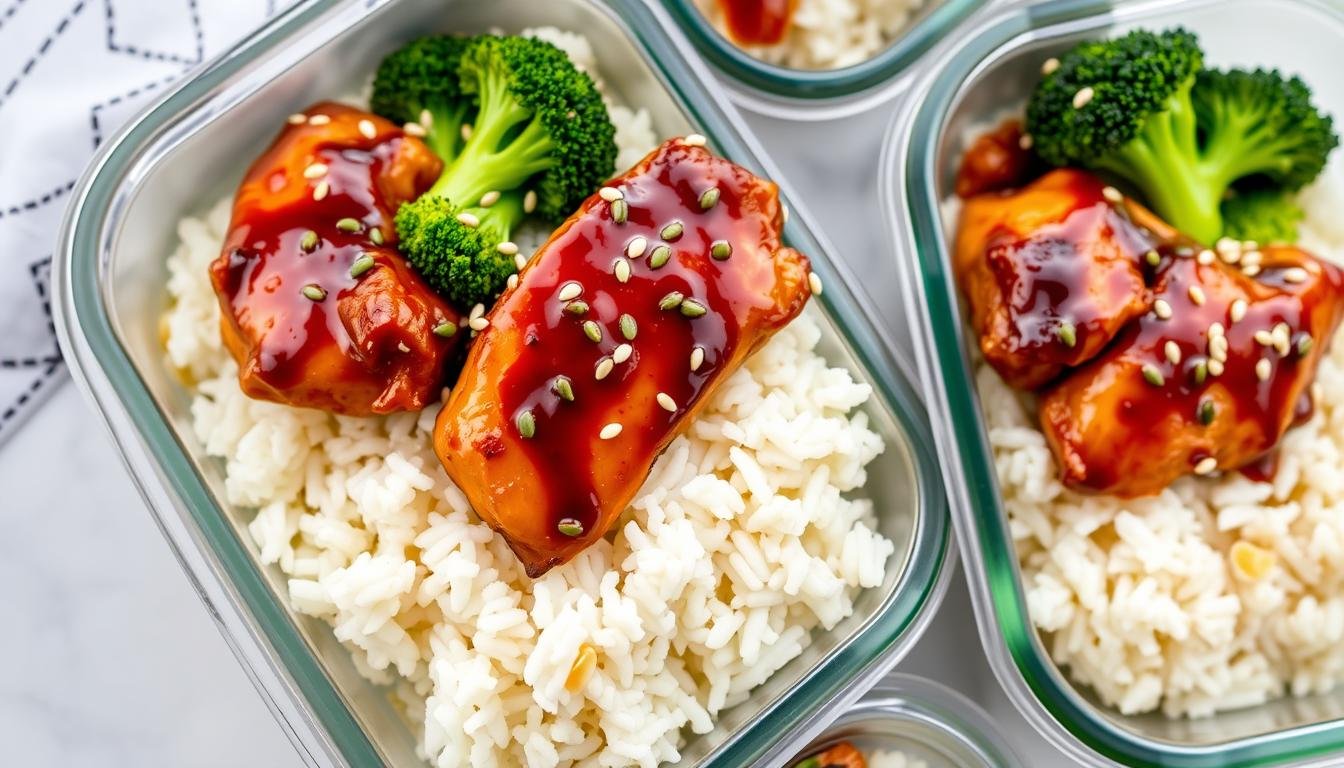 Baked Teriyaki Chicken & Rice Meal Prep