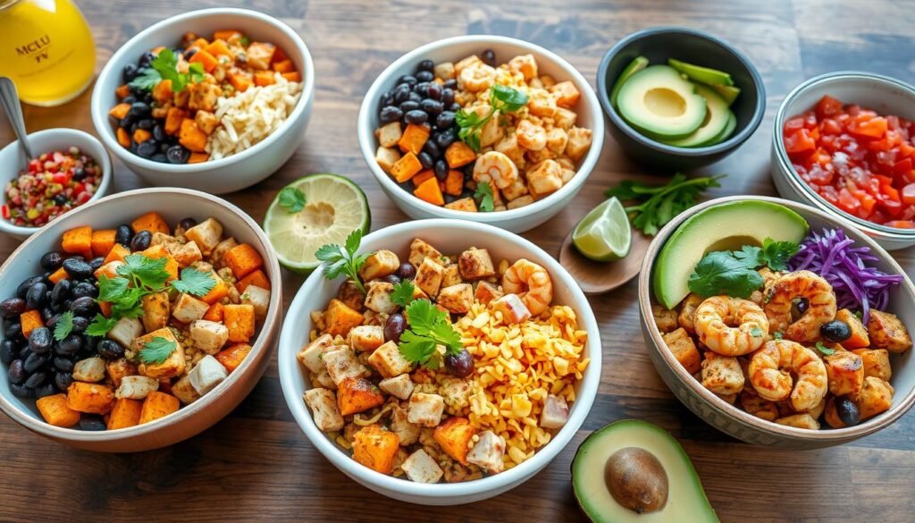 Customizing Burrito Bowls with Protein Options