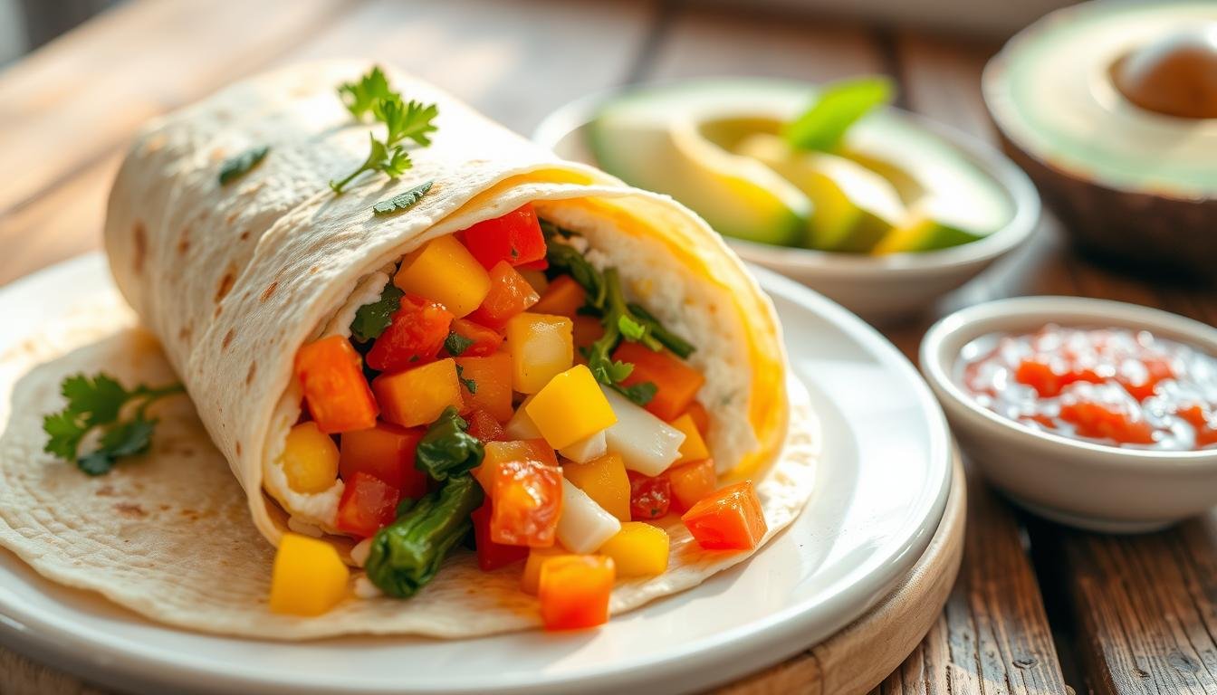 Egg White & Veggie Breakfast Burrito