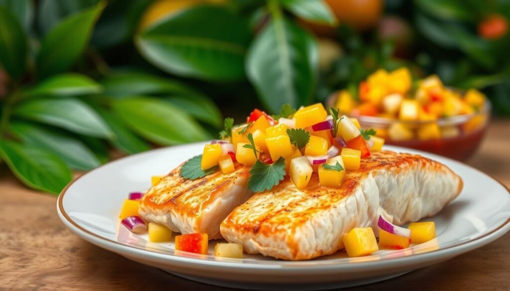 Flavor Pairings of Salmon and Mango