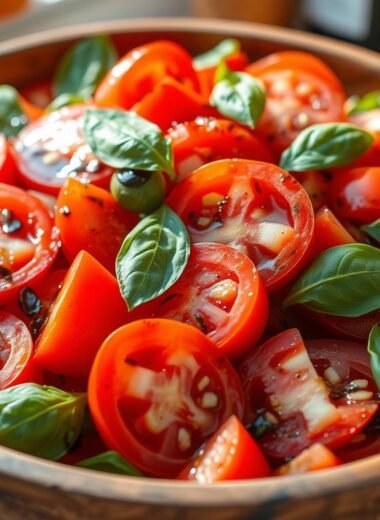 Fresh Tomato Basil Salad