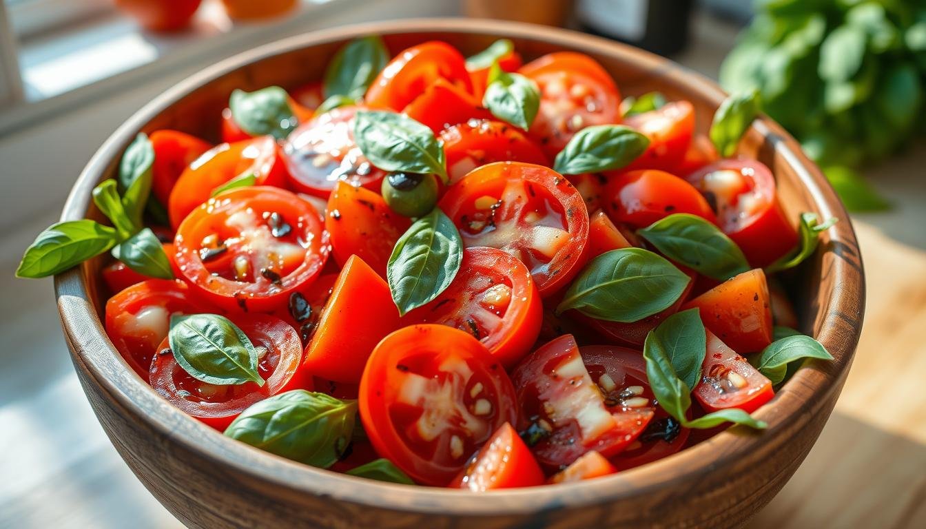 Fresh Tomato Basil Salad