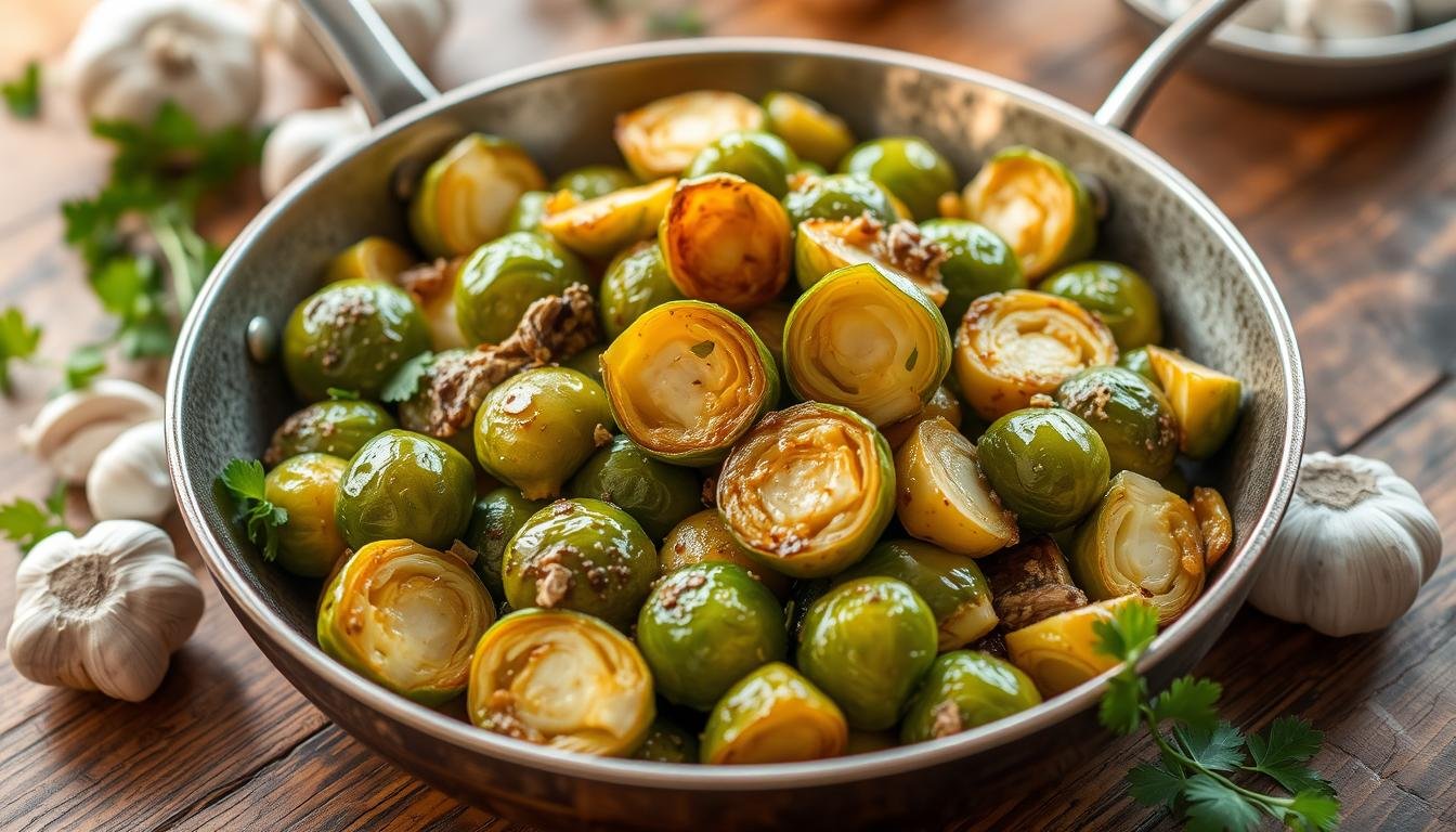 Garlic Butter Brussels Sprouts